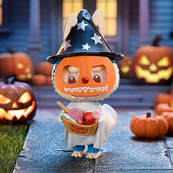 POP MART ハロウィン カボチャ ラブブ Labubu ハロウィン ぬいぐるみ ラブブ - メルカリ